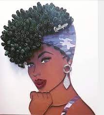 Quillqueen No Instagram Carli Happy Veterans Day Thank You So Much For Your Service A Natural Hair Art Black Girl Magic Art African Women Art