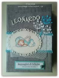 Ioscrap Mini Album Primo Anno Di Vita Album Dei Ricordi Fai Da Te Mini Album Scrapbook Mini Album