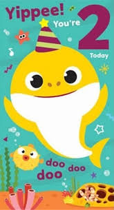 Baby Shark 2nd Birthday Card Party365 Com