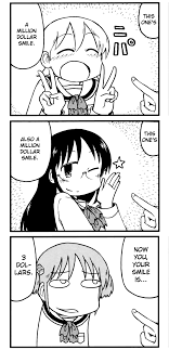 Million Dollar Smiles Nichijou Know Your Meme Rugrats cartoon series million dollar novelty money. million dollar smiles nichijou know