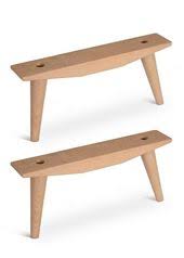 Mccobb Mid Century Modern Feet Angled Cleat Set 4 Feet 2 Cleats Mid Century Modern Cabinets Wood Table Legs Modern Table Legs