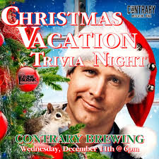 Christmas Vacation Trivia Night @ Contrary Brewing (Muscatine, IA)