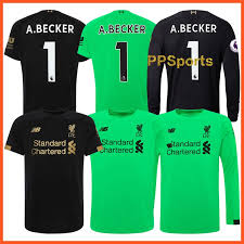 The goalkeeper jersey from the 2019/2020 home kit is made from technical fabric with climalite technology, in collaboration with adidas. Top Quality Liverpool Home Goalkeeper Black Football Jersey Alisson Becker Soccer Shirt 2019 20 Shopee Singapore