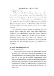Diriwayatkan oleh abu dawud (hadits no. 1267) bahwa nabi pernah melihat seseorang shalat dua rakaat setelah sholat subuh, maka nabi berkata kepadanya: Pdf Ilmu Fiqih Dan Ushulu L Fiqh Fatiha Firdaus Academia Edu
