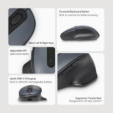 🚀 Power, precision, and personality — the GM-5002 Multi-Device Wireless  Mouse has it all! Here's why you'll love it: ✓ Switch between 3 devices  seamlessly ✓ Silent-click design (no more noisy meetings!)