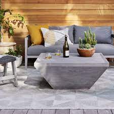 Get the best deals on rectangular coffee tables. Teak Wood Square Outdoor Coffee Table Weathered Gray