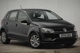 Deep Black Pearl Effect Volkswagen Polo Mk5 Hatchback 5 Dr Vwpolomk5interior Volkswagen Polo Volkswagen Car Volkswagen