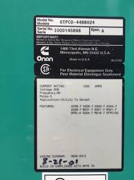 This operator manual provides information necessary for the operation of the transfer switch(es) identified on the cover of this manual. De 2892 Onan Transfer Switch Wiring Diagram To 15000 Download Diagram