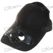 Stylish Baseball Hat Cap With Solar Powered Cooling Fan Black Caps Hats Baseball Hats Cap