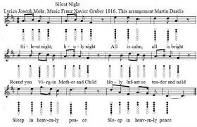 Silent Night Tin Whistle Sheet Music Irish Folk Songs
