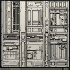 High Res Model Primarily For The Hardware Behind Panels Sci Fi Props Sci Fi Environment Sci Fi Concept Art