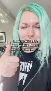 Perler Beads Allan from Smiling Friends