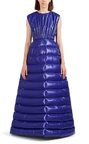 We Adore The Down Quilted Long Puffer Dress From 1 Moncler Pierpaolo Piccioli At Barneys New York For The Woman Who S Always Cold Fashion Ladies Gown Dresses