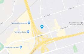 The hudson's bay parking deck is located just off the queensway on the north west side of the property. Contact Us Humberview Volkswagen Etobicoke Toronto