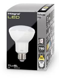 This listing is for 1 led 60w bulb this led is the stylish choice for savings and warm lighting. R80 Reflector Led Bulb 60w Equivalent Warm White E27 Non Dimmable Lamp
