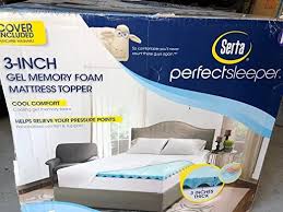 Innocor Inc Serta Perfect Sleeper King 3 Inch Gel Memory Foam Mattress Topper In 2020 Memory Foam Mattress Topper Memory Foam Mattress Foam Mattress Topper