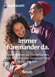 Jetzt haben sie die ganze welt von blue news immer mit dabei. Swisscom Bucht Gastrofenster Als Werbeflachen Werbewoche M K
