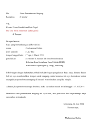 7 Contoh Surat Lamaran Magang Prakerin Auto Approved