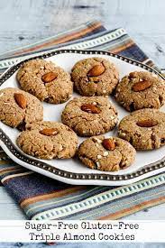 Most of them are very easy, using only one bowl and ready in under an hour. Sugar Free Gluten Free Triple Almond Cookies Kalyn S Kitchen Sugar Free Cookies Diabetic Sugar Free Cookies Sugar Free Cookie Recipes