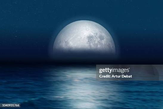 1,480 Full Moon In Blue Water Stock Photos, High-Res Pictures, and Images -  Getty Images