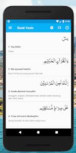 Untuk sekadar mendengarkan sambil merenungkan isi kandungannya melalui terjemahan yang kami. Download Surat Yasin Dan Tahlil Arab Latin Terjemahan 2 1 Apk Downloadapk Net