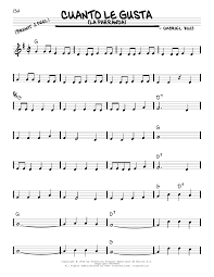 Aqui você pode baixar cds completo em mp3. Cuanto Le Gusta Sheet Music To Download