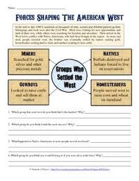 manifest destiny and american expansion worksheet teaching