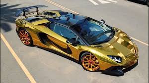 Forgiato Chris Brown Gold Lamborghini Aventador On Artigli Ecl Gold Lamborghini Gold Lamborghini Wallpaper Lamborghini Pictures