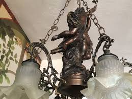 Antike Figuren Deckenlampe Lampe Putten Engel Putten Engel Lampe Deckenlampe