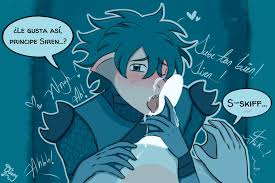 Rule 34 Dev - blowjob boy_cow castle_swimmer censored censored_penis  cow_boy cum_on_face gay male malemale male_only oral penis qiang_zhu  siren_(castle_swimmer) tongue tongue_out webtoon|5388738656