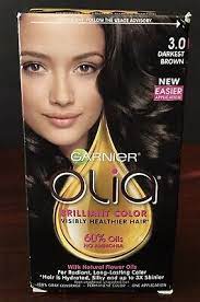 Usually i would go to a hairdresser but since they are all shut during lockdown i thought i would try it myself. Garnier Olia Brilliant Color 3 0 Darkest Brown Hair Color Dye Ebay