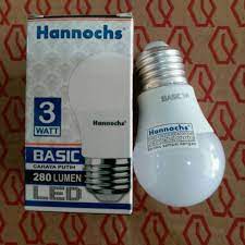 Lampu led, lampu led strip, lampu led kolam renang, ceiling fan, lampu spotlight indoor, lampu spotlight outdoor, lampu taman, lampu dinding. Harga Promo Lampu Led Hannochs Basic 3 Watt Shopee Indonesia