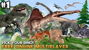 Play massive multiplayer online games! Dino World Online Hunters 3d By Foxie Games Android Ios Gameplay Part 1 Youtube