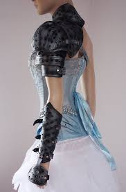 Natural Leather Dark Silver Armor Fashion Fantasy Fashion Steampunk Costume