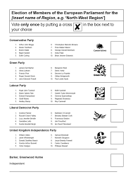 The area in which the candidates' details are printed, should be divided. The Uk S 2019 European Parliament Elections Are Happening After All Here S How They Will Work Democratic Audit