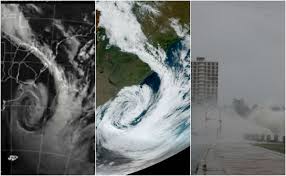 No es una situación atípica un ciclón extratropical. Ciclon Extratropical Afecta Al Sur De Uruguay