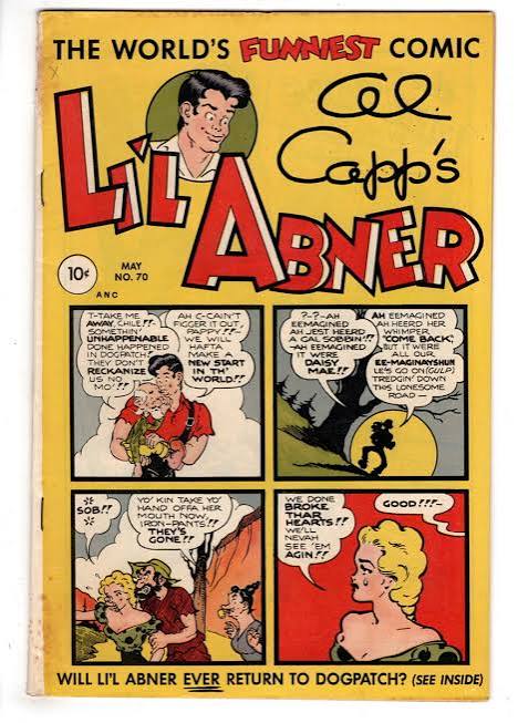 LIL ABNER #70 (1949) - GRADE 4.5 - HARVEY - AL CAPP COVER - GOLDEN AGE  COMEDY!