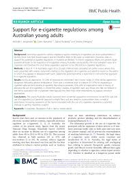 (PDF) Support for e-cigarette regulations among Australian young adults