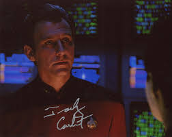 TIMOTHY CARHART SIGNED 8x10 PHOTO CHRISTOPHER HOBSON STAR TREK TNG BECKETT  BAS