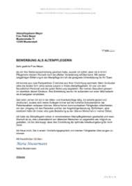 Die vereinigten staaten, das vereinigte königreich und australien verwenden alle ähnliche anschreibenformate. Bewerbung Als Altenpfleger Altenpflegerin Bewerbungen De