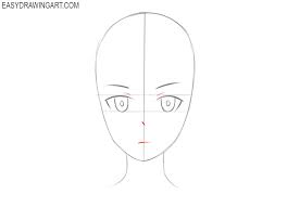 Learn how to draw characters in anime style! How To Draw An Anime Head Easy Drawing Art