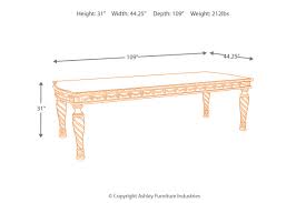 Inspired by the grandeur and grace of old world traditional style, the north shore coffee table set is nothing short of stunning. North Shore Dining Extension Table Ashley Furniture Homestore