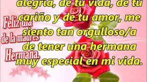::querida hermana, te deseo un felìz día de la madre, hermana, pásalo bien. Feliz Dia De Las Madres Hermana Tqm Youtube
