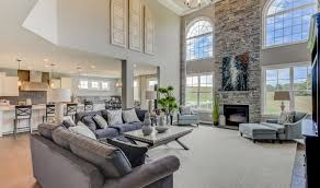 It S All About Entertaining In The Colorado Model From K Hovnanian Homes At Magness Farms The Dramatic Two Story Great Room Dream House Decor Home New Homes