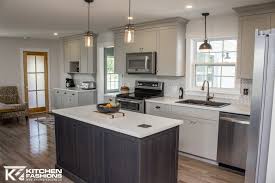 Rise Kitchen Fashions Gossamer Grey And Grey Wolf Kitchen Dream Kitchen Dream Kitchen Ideas Dream Kitchens Kitchen Layout Modern Sink Island Design