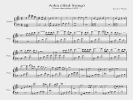 Sheet music from ichigo's comes in 3 or 4 formats, midi, mus, pdf and gif. Aika Sad Song From Inuyasha Ost Kaoru Wada Piano Pno Pno Pno Pno Aika Sad Song Anime Inuyasha Sad Violin Sheet Music Therooknet Anime Meme On Me Me
