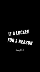 It S Locked For A Reason Stupid Iphone 6 Wallpaper Sassy Wallpaper Funny Phone Wallpaper Phone Wallpaper Images