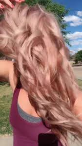 Rose Gold Hair!