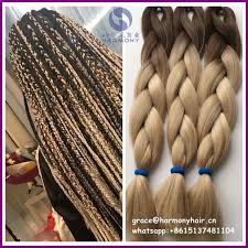10packs 24 100g Synthetic Ombre 2 Tone Color Braiding Hair Brown 24 Blonde Color To Make Box Braids Blonde Braids Brown Box Braids Hair Styles