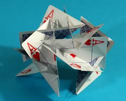 Assemble into a cube by gluing the sides together along the tabs. Tunnel Cube George Hart